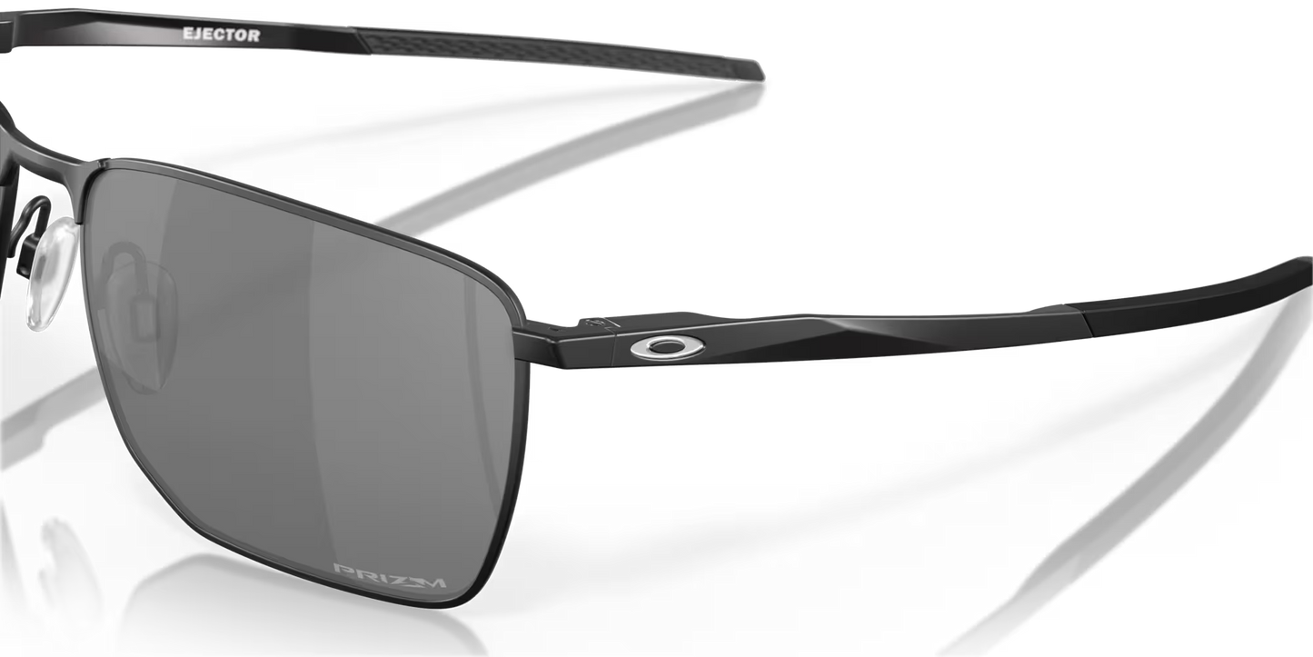 Oakley Ejector Sunglasses - Satin Black with Prizm Black Lenses
