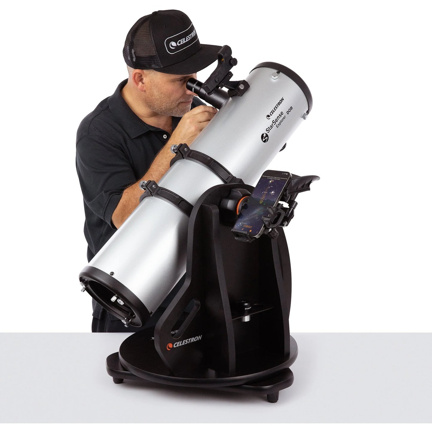Celestron StarSense Explorer 150mm Smartphone App-Enabled Tabletop Dobsonian Telescope
