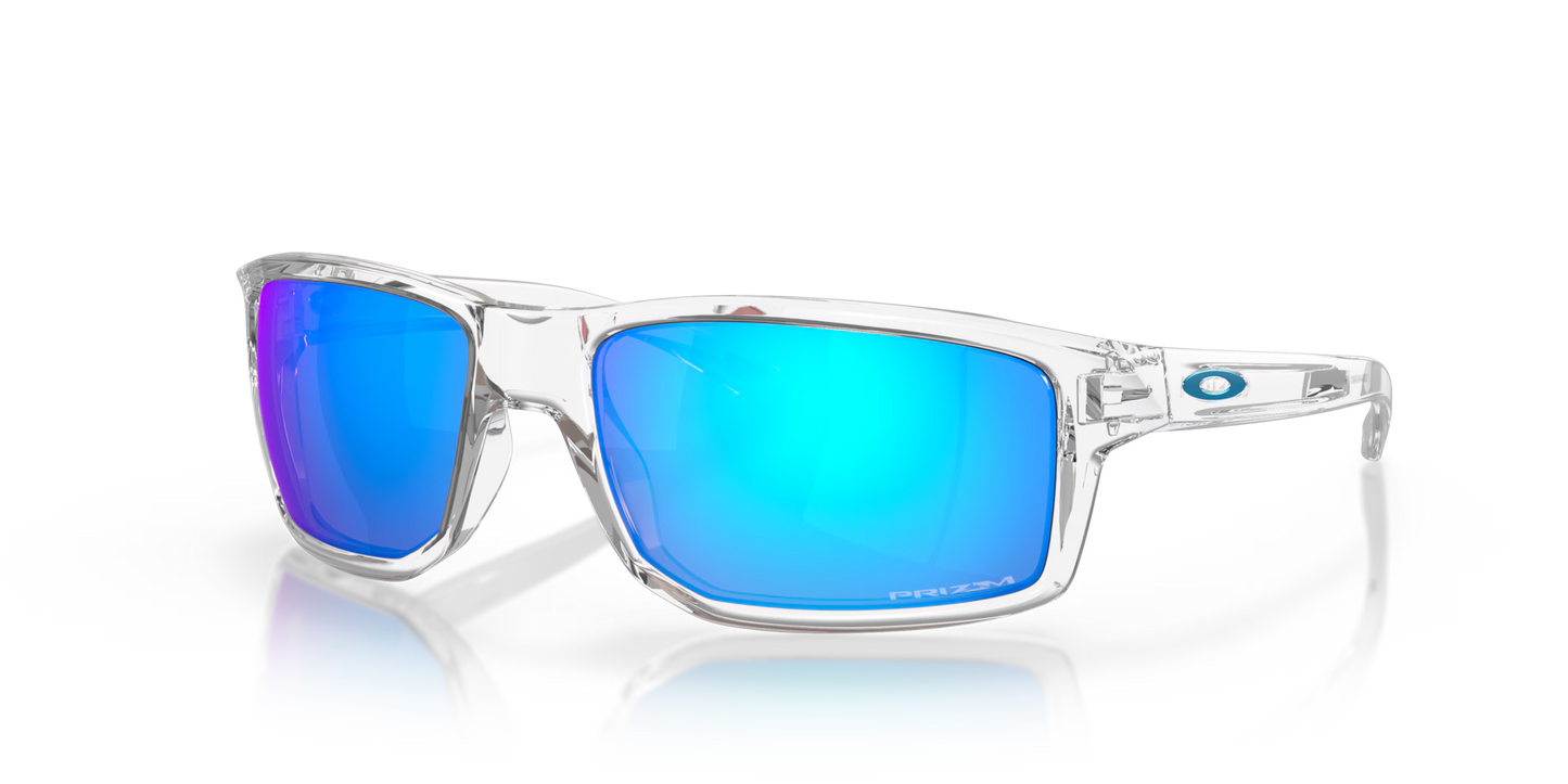 Oakley Gibston Prizm Sapphire Lenses, Polished Clear Frame