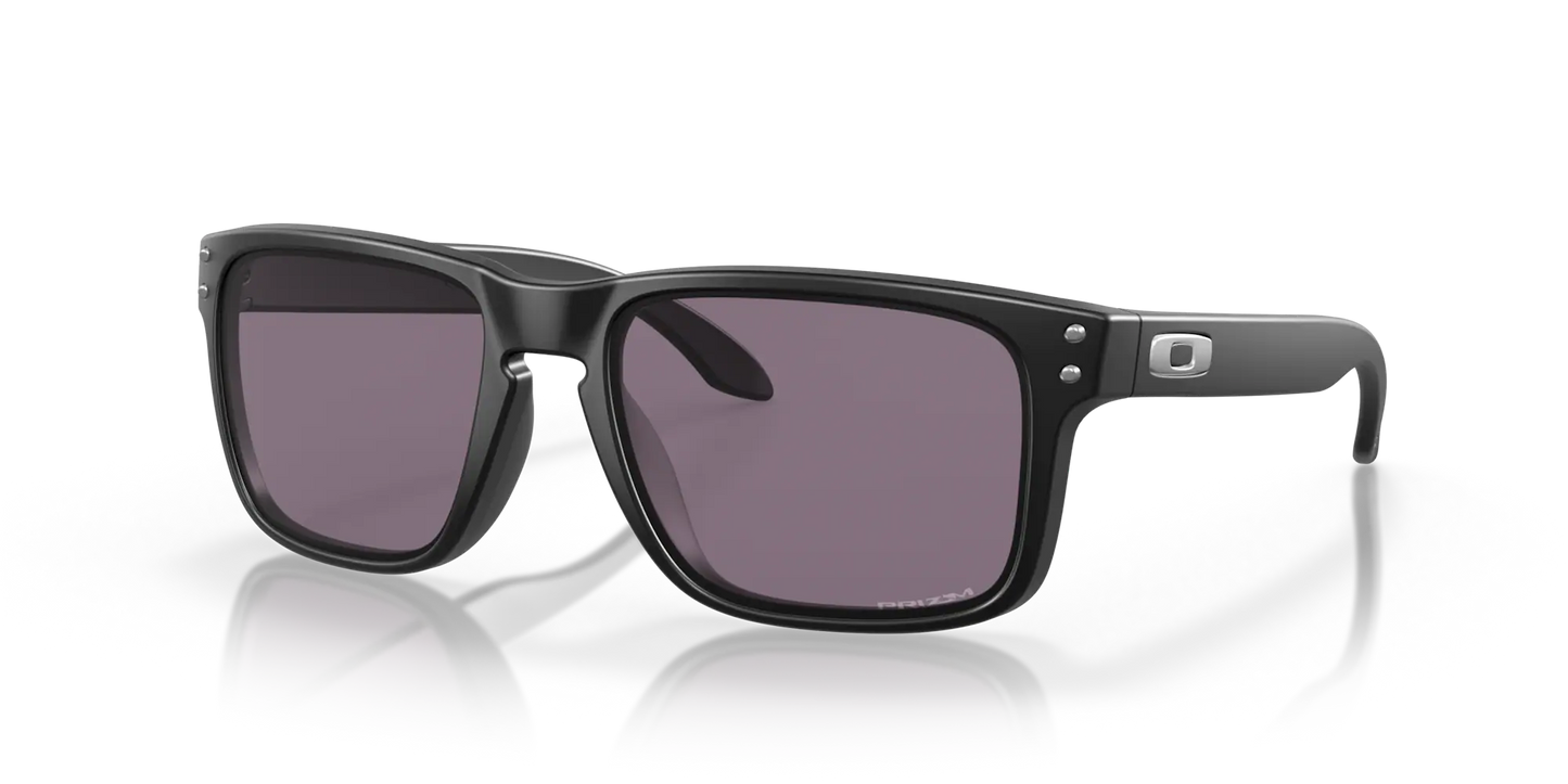 Oakley Holbrook OO9102-E855 - Matte Black with Prizm Grey Lenses