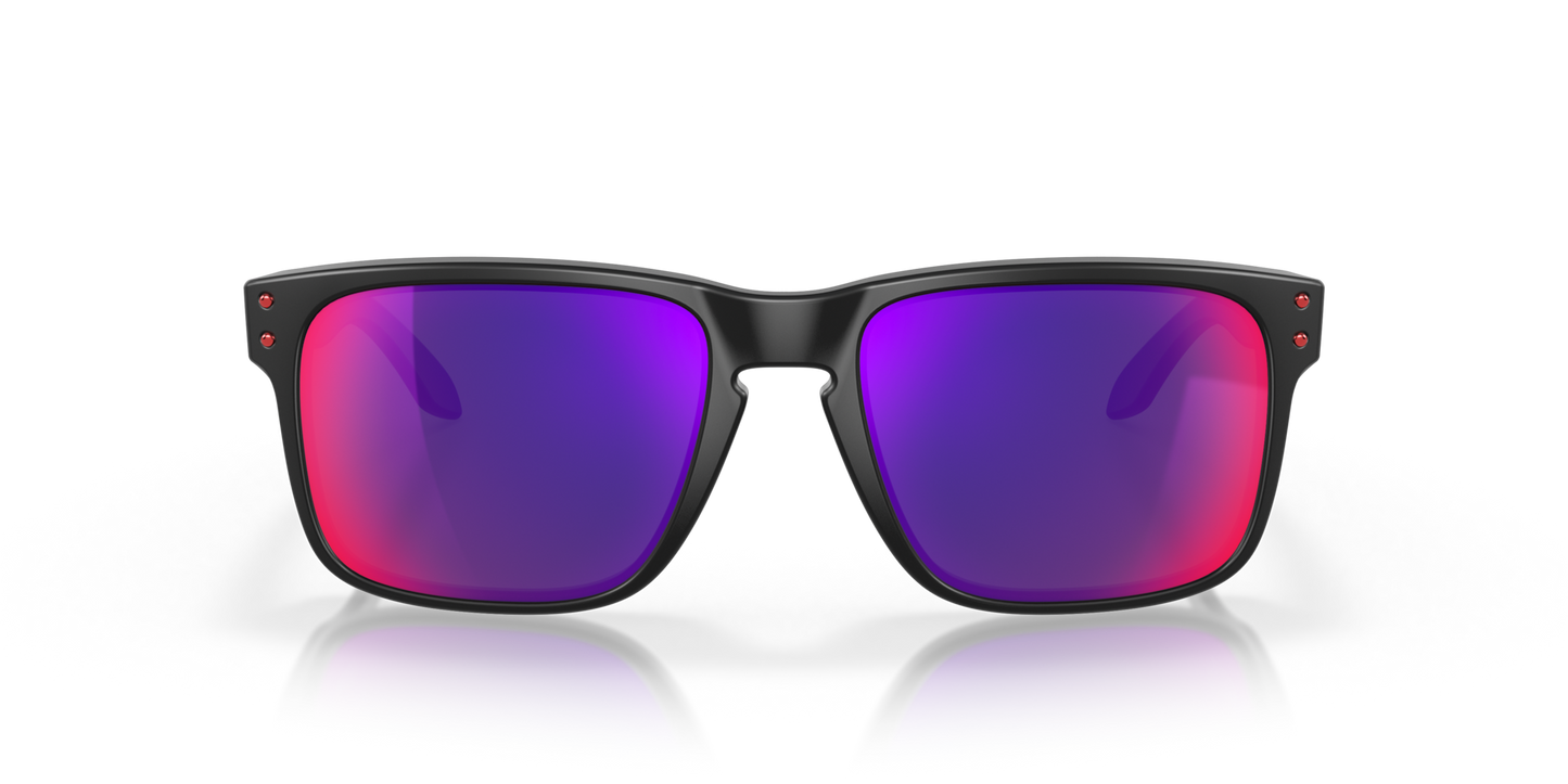 Oakley Holbrook Matte Black Positive Red Iridium Lenses