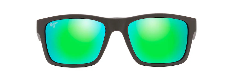 Maui Jim The Flats Sunglasses -Brown Mint and Maui Green Lenses
