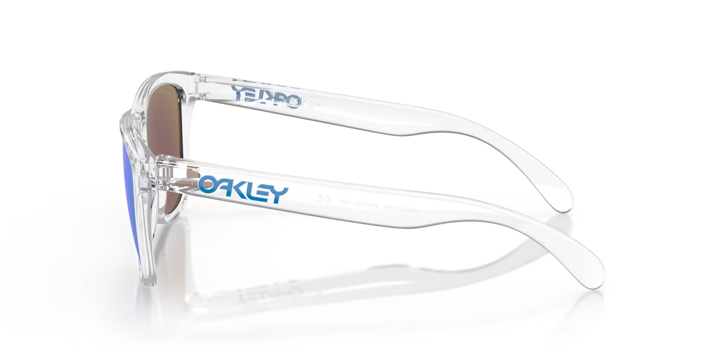 Oakley Frogskins XL - Crystal Clear Frame with Prizm Sapphire Lenses