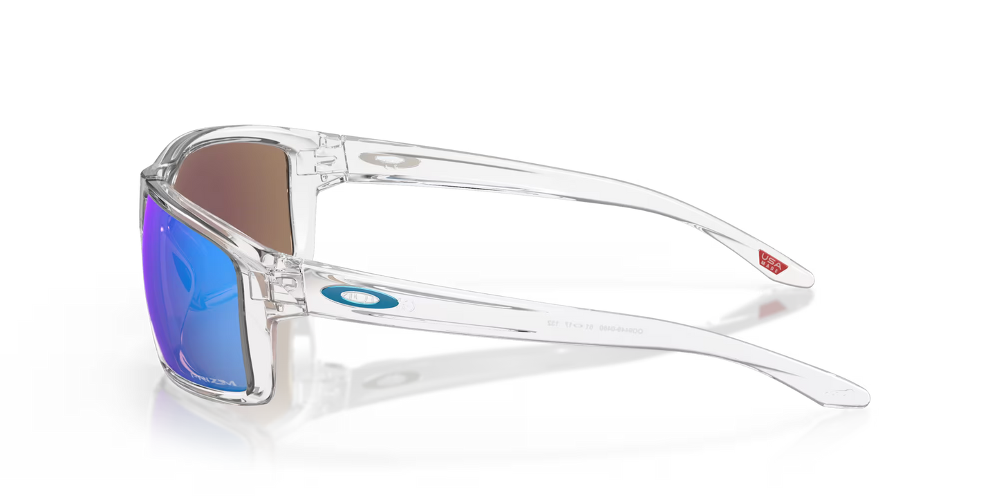 Oakley Gibston Prizm Sapphire Lenses, Polished Clear Frame
