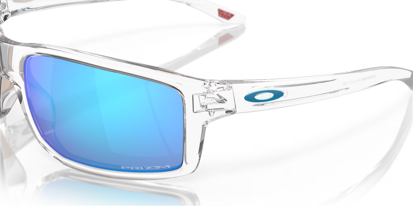 Oakley Gibston Prizm Sapphire Lenses, Polished Clear Frame