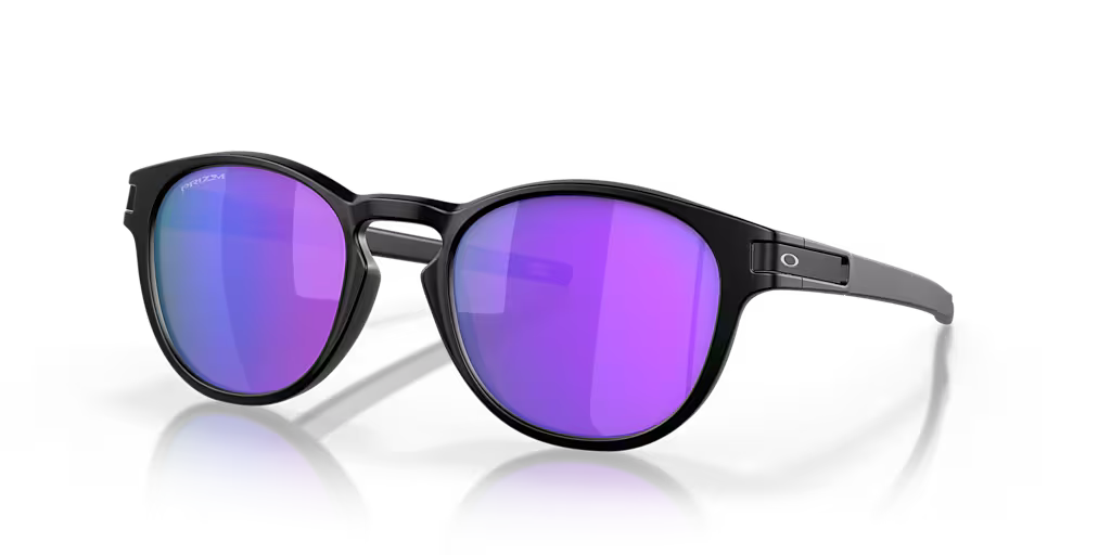 Oakley Latch OO9265-926555 Matte Black Prizm Violet Sunglasses