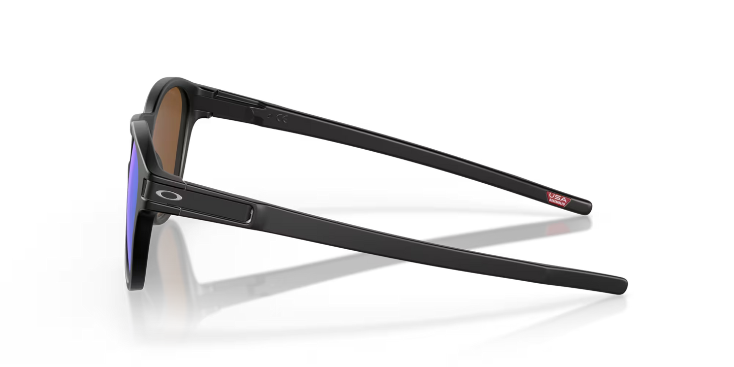 Oakley Latch Matte Black Frame with Prizm Violet Lenses