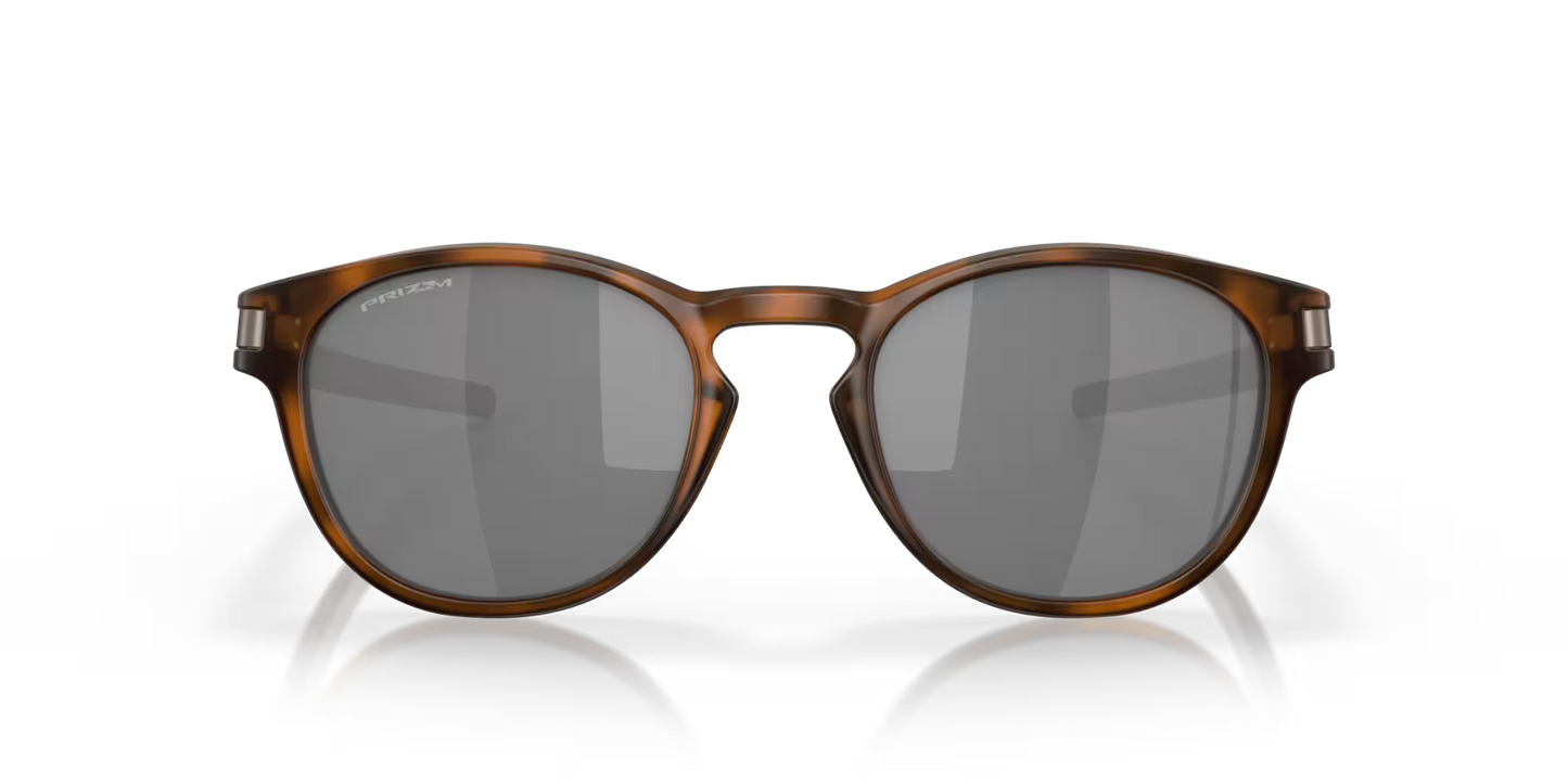 Oakley Latch Sunglasses - Matte Brown Tortoise with Prizm Black Lenses