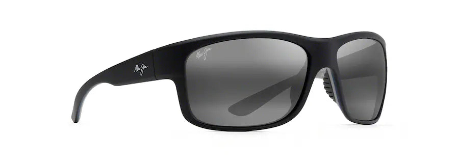 Maui Jim Southern Cross Polarised Sunglasses - Soft Black with Sea Blue and Grey