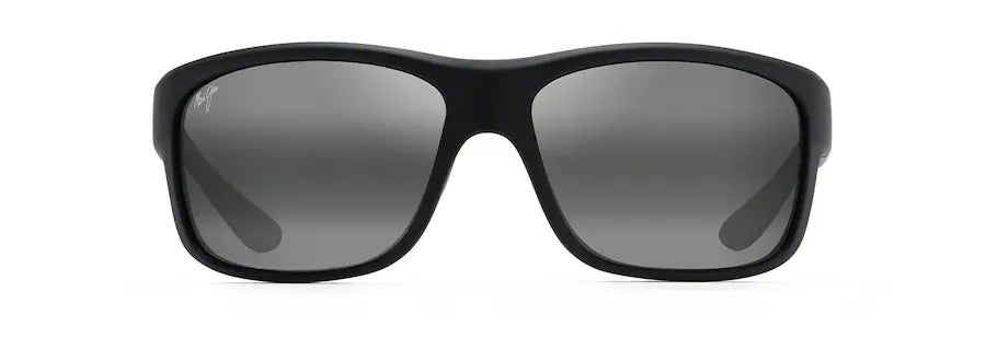 Maui Jim Southern Cross Polarised Sunglasses - Soft Black with Sea Blue and Grey