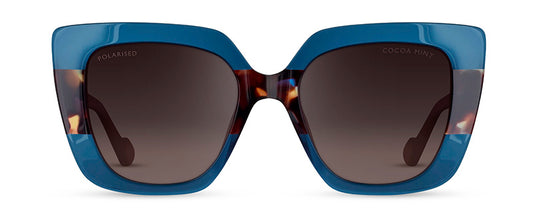 Cocoa Mint Teal and Marble Sunglasses CMS 2126