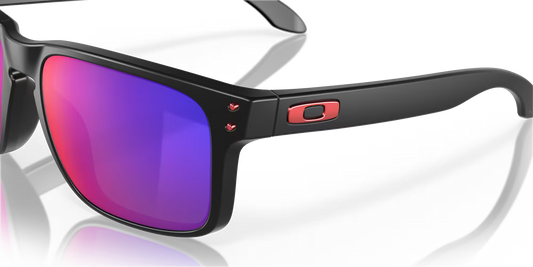 Oakley Holbrook Matte Black  Positive Red Iridium Lenses