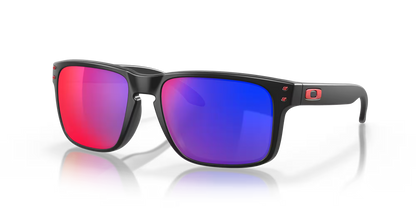 Oakley Holbrook Matte Black  Positive Red Iridium Lenses