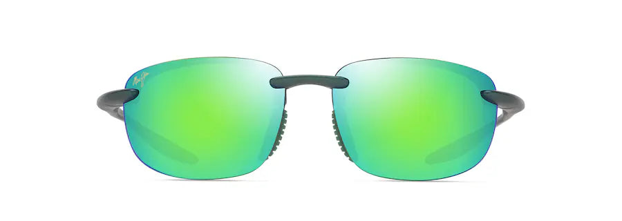 Maui Jim Hookipa Ultra Polarised sunglasses Metal Matte Green and MAUIGreen® lens