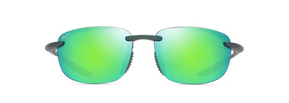 Maui Jim Hookipa Ultra Polarised sunglasses Metal Matte Green and MAUIGreen® lens