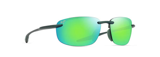 Maui Jim Hookipa Ultra Polarised sunglasses Metal Matte Green and MAUIGreen® lens