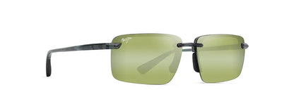 Maui Jim Laulima Sunglasses - Shiny Trans Foliage Green with Maui HT™ Lenses
