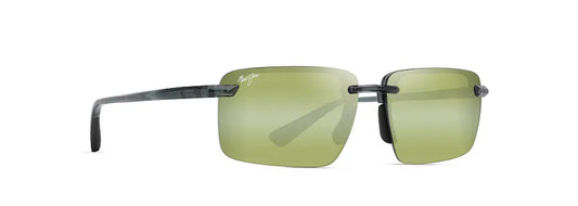 Maui Jim Laulima Sunglasses - Shiny Trans Foliage Green with Maui HT™ Lenses