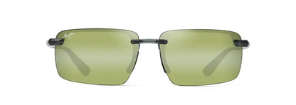 Maui Jim Laulima Sunglasses - Shiny Trans Foliage Green with Maui HT™ Lenses