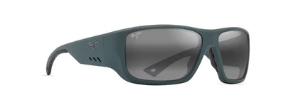 Maui Jim Keha Sunglasses Matte Dark Military Green and Neutral Grey Lenses