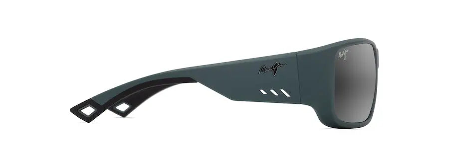Maui Jim Keha Sunglasses Matte Dark Military Green and Neutral Grey Lenses
