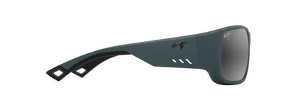 Maui Jim Keha Sunglasses Matte Dark Military Green and Neutral Grey Lenses