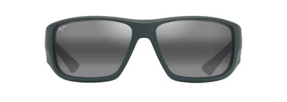 Maui Jim Keha Sunglasses Matte Dark Military Green and Neutral Grey Lenses