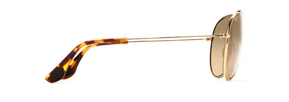 Maui Jim Mavericks Aviator Sunglasses - Gold Frame with HCL® Bronze Lenses