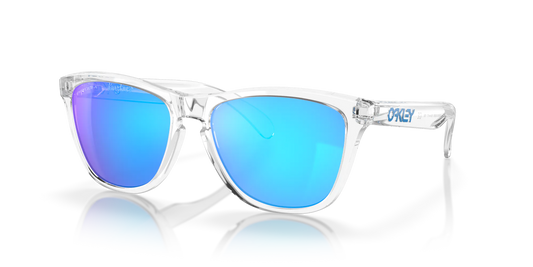 Oakley Frogskins XL - Crystal Clear Frame with Prizm Sapphire Lenses