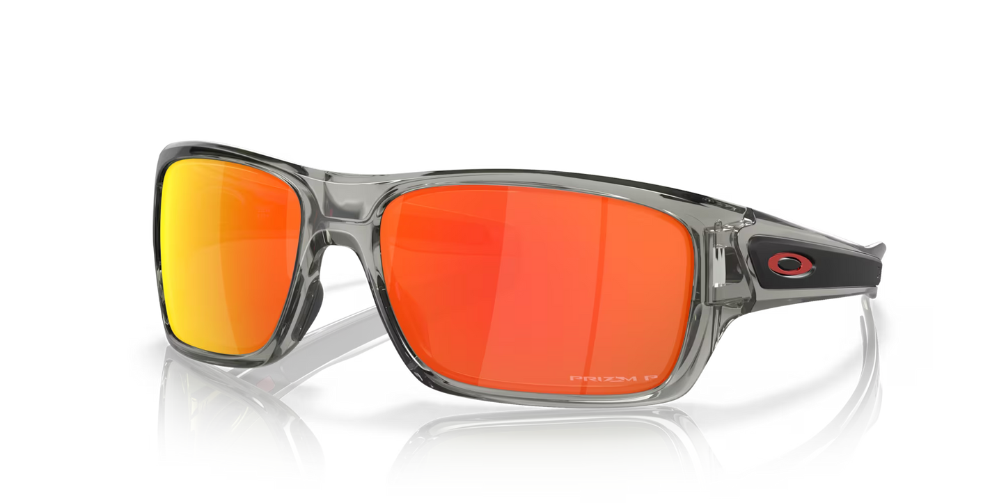 Oakley Turbine™ Prizm Ruby Polarized Lenses - Grey Ink Frame (XXL)
