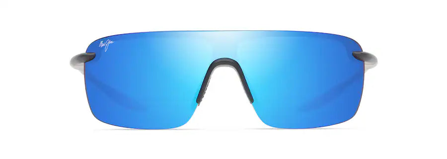 Maui Jim  PĀLULU Sunglasses  Matte Black Blue Hawaii