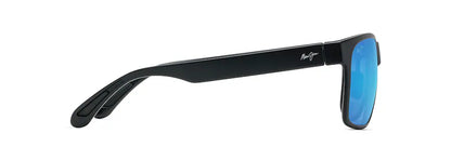 Maui Jim Red Sands Polarised Sunglasses - Matte Black/Blue Hawaii