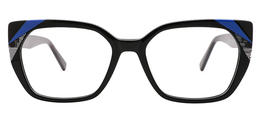 salma blue black ladies glasses