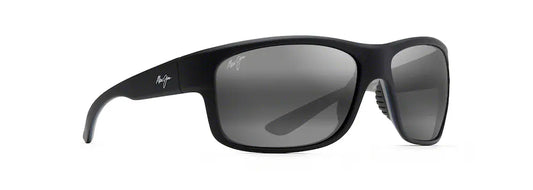 Maui Jim Southern Cross Polarised Sunglasses - Soft Black with Sea Blue and Grey